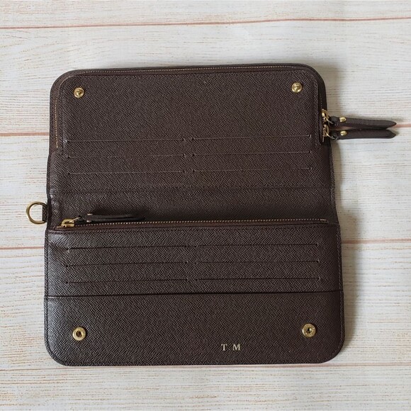 Louis Vuitton Large Damier Brown Wallet Entrupy Authentication included - Picture 3 of 16